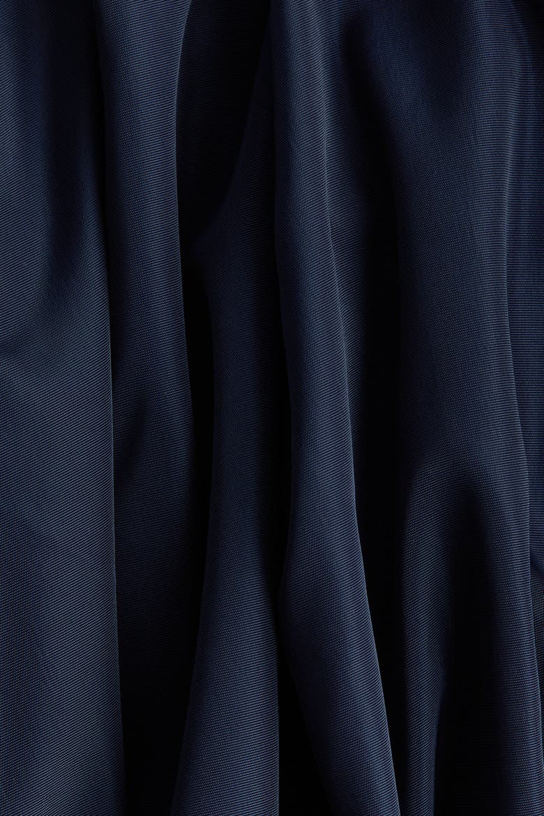 Bubble-Hem Bandeau Dress, Alternate, color, Navy blue