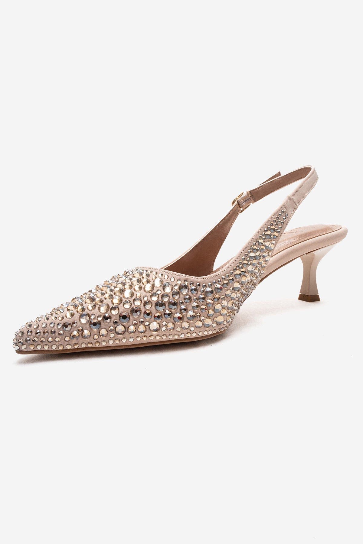 Thea Slingback Pointed Toe Pump, Alternate, color, Nude
