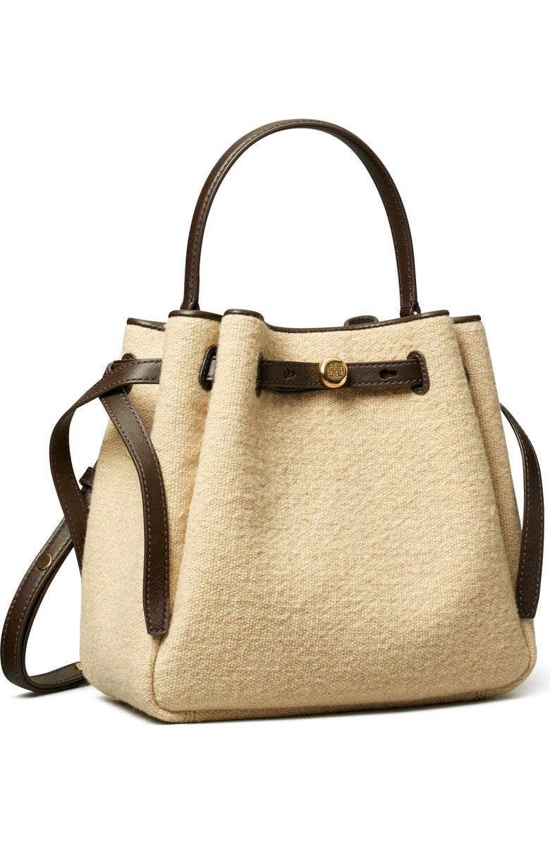 Tory Burch Romy Canvas Bucket Bag, Alternate, color,