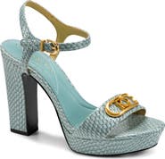 Donna Karan New York Shepard Ankle Strap Platform Sandal