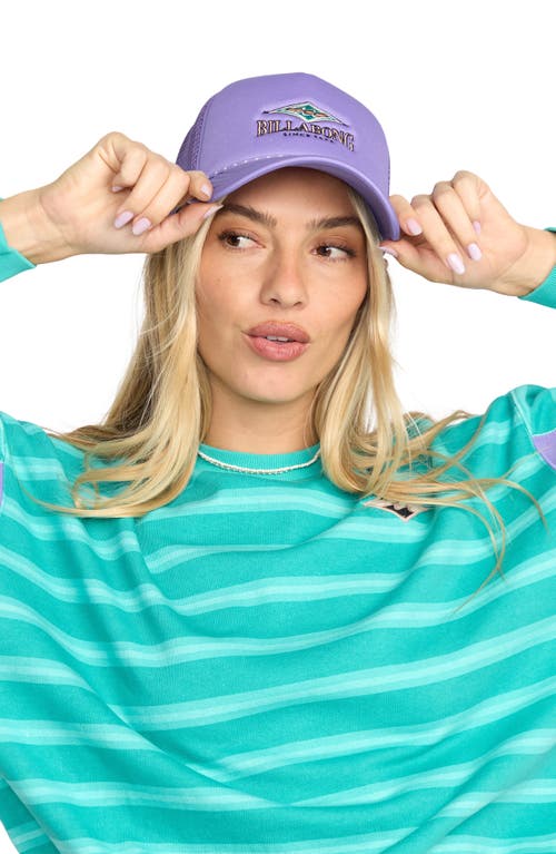 Billabong Grandpa Trucker Hat In Purple