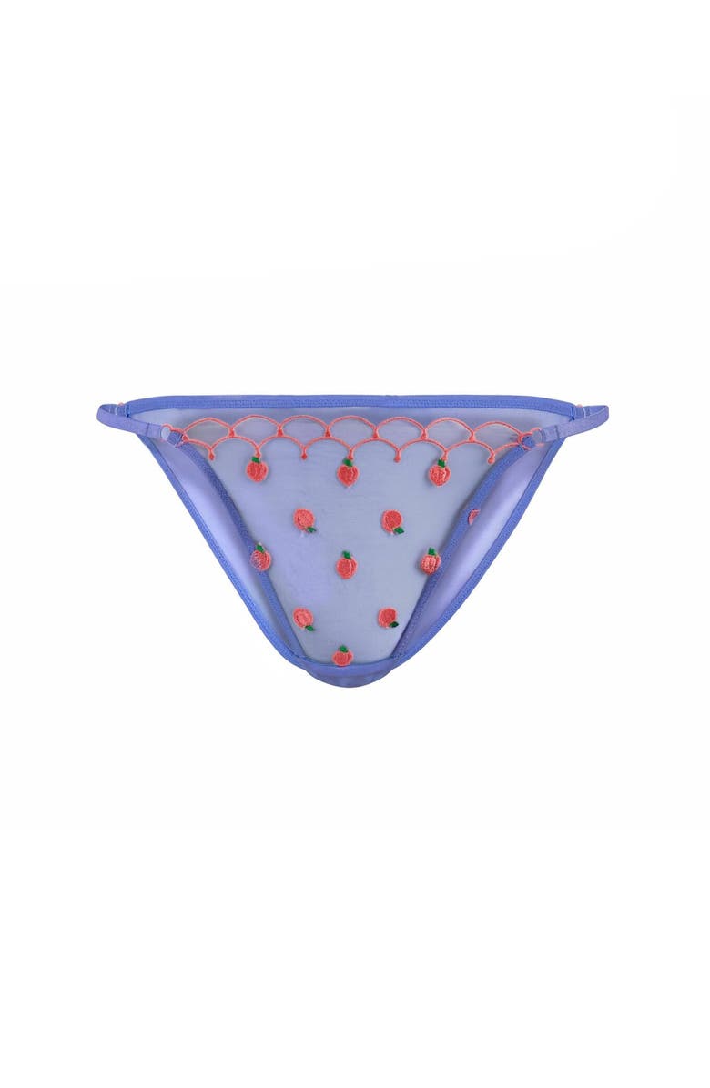 Adore Me Bettie Brazilian Panties, Alternate, color, Medium Blue