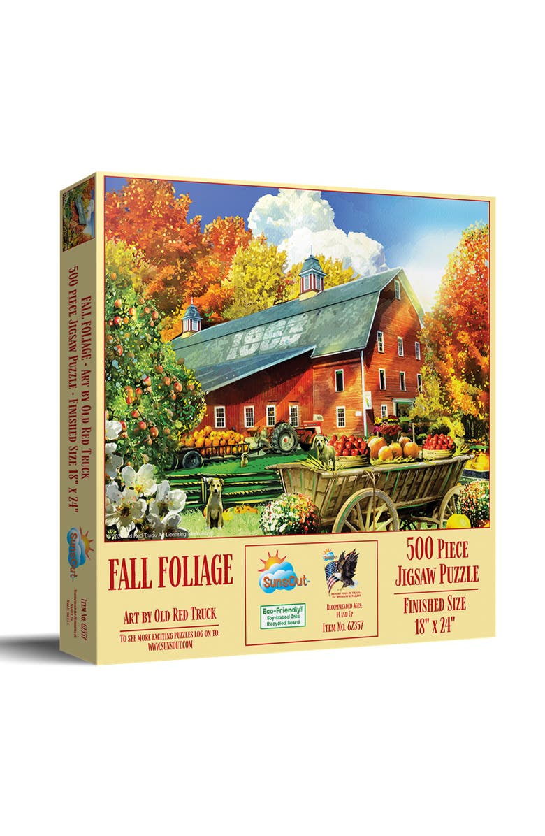 Sunsout Fall Foliage 500 piece Jigsaw Puzzle for Adults, Main, color, Multicolor