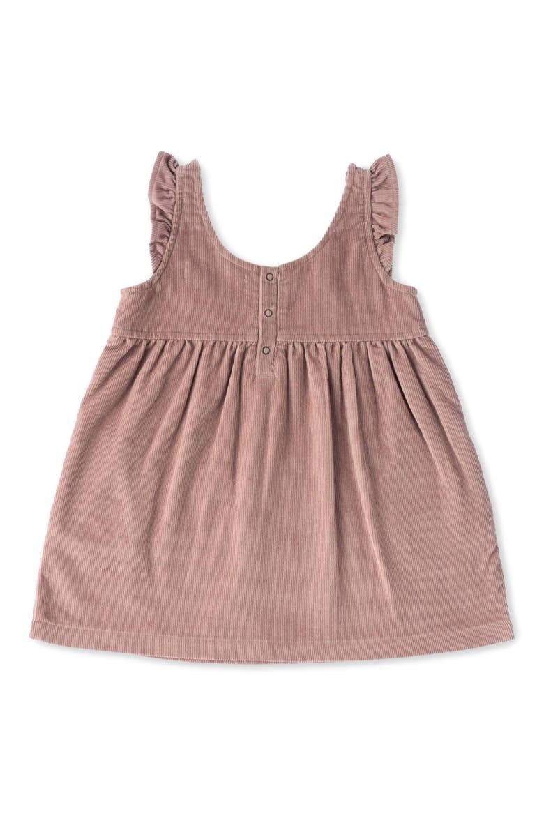 Organic Cotton Corduroy Pinafore Dress, Alternate, color, THISTLE