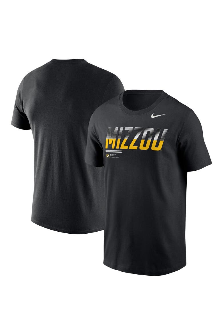 Men's Nike Black Missouri Tigers 2026 Sideline Wordmark Legend Dri-FIT T-Shirt, Main, color, Black