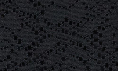 Shop Nation Ltd Sheri Lace Tank In Jet Black