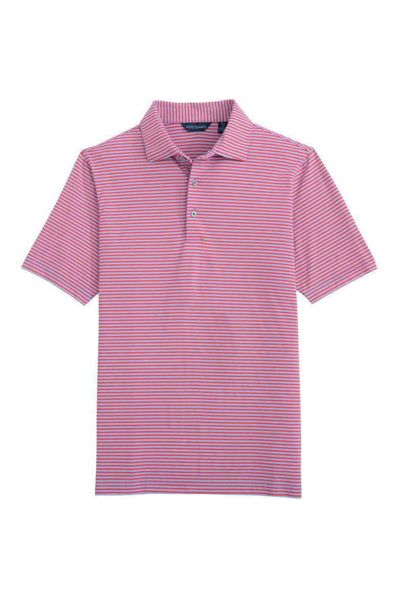 Prep Stripe Polo, Alternate, color, BERRY