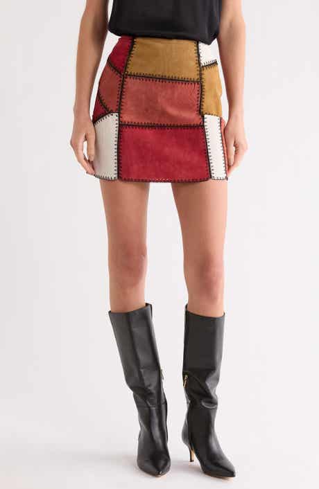 matty m. Patchwork Miniskirt