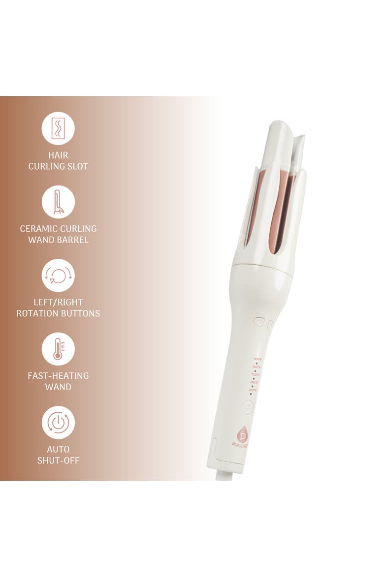 Automatic Curling Iron  Salon-Quality Curls in Minutes, Alternate, color, White