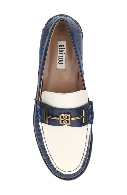 Bibi Lou Zagreb Leather Loafers In Blue