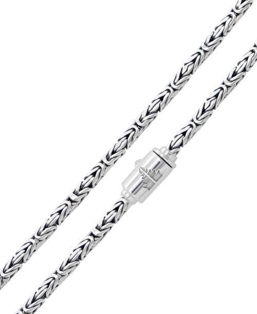 Devata Borobudur Round 2.5mm Chain Necklace In Metallic