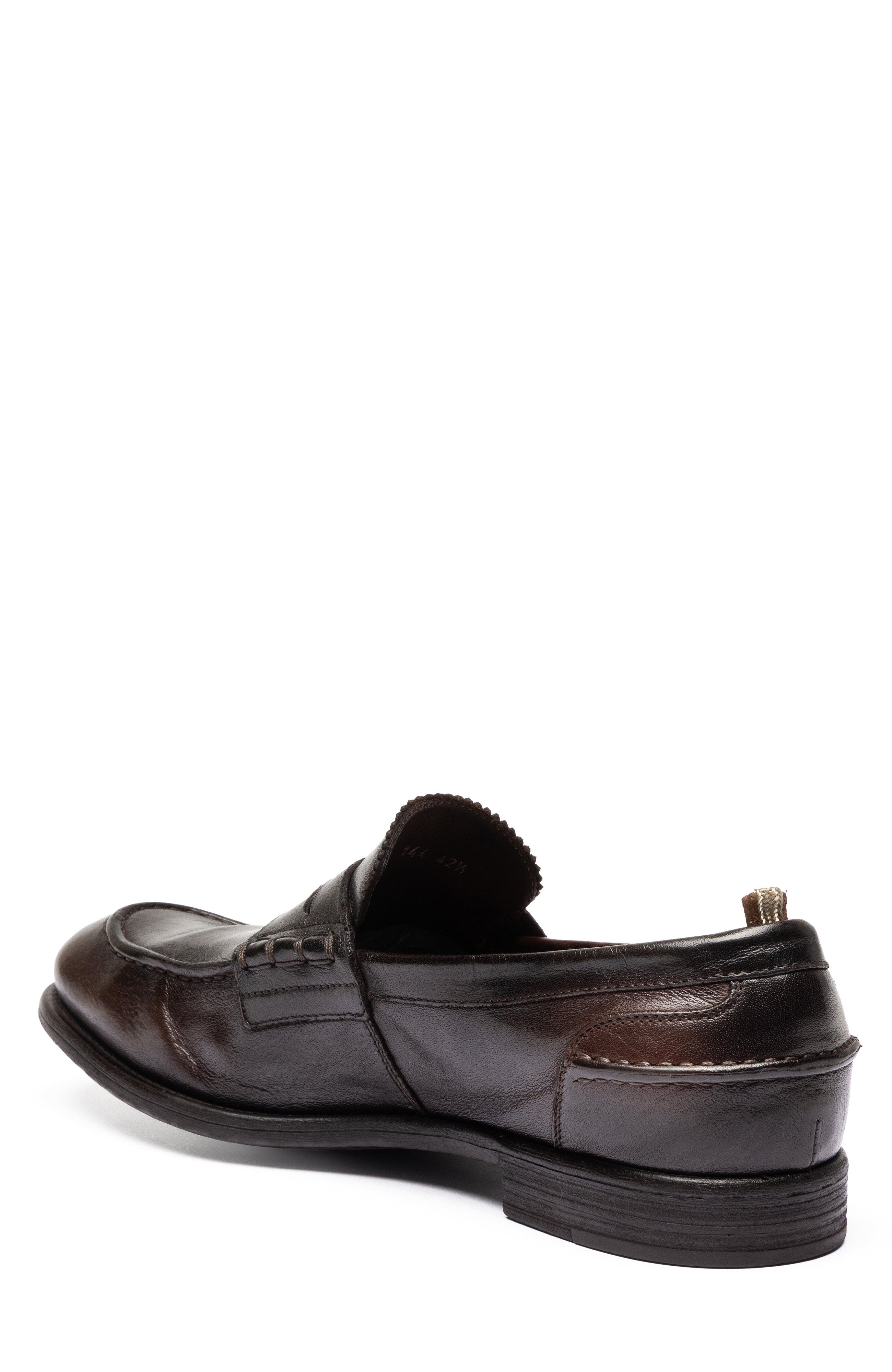 Officine Creative Chronicle 144  Leather Penny Loafer, Alternate, color, Brown