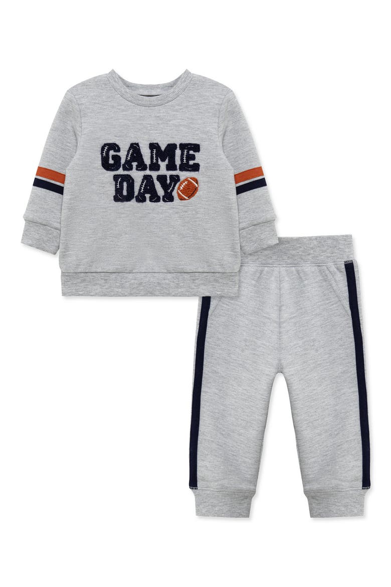 Kids' Game Day 2-Piece Sweatshirt Set, Main, color, GREY