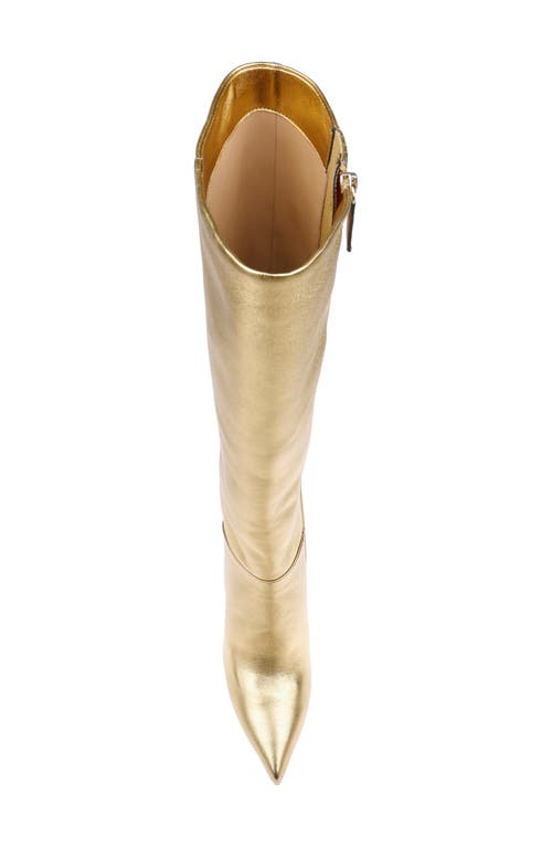 BADGLEY MISCHKA BADGLEY MISCHKA COLLECTION RUNWAY POINTED TOE OVER THE KNEE BOOT 