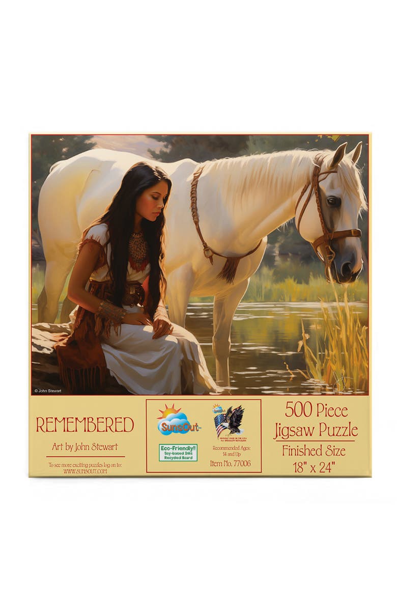 Sunsout Remembered 500 piece Jigsaw Puzzle for Adults, Alternate, color, Multicolor