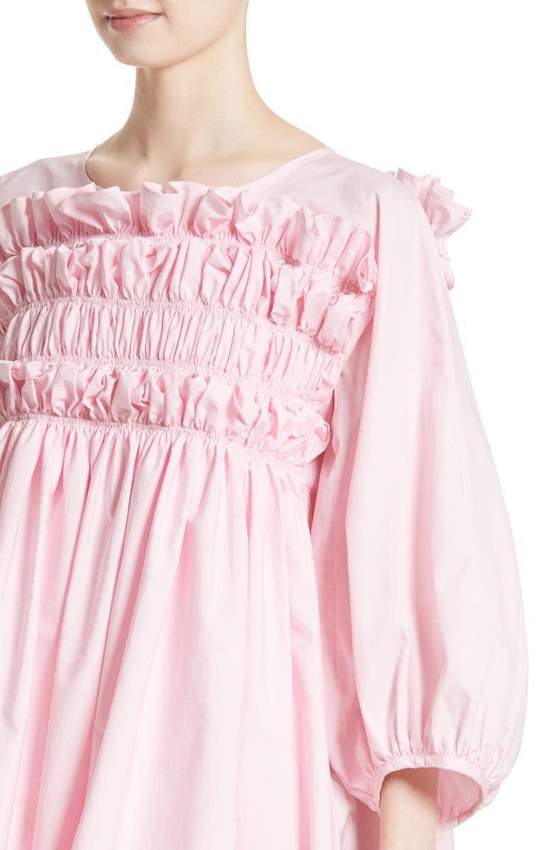 Molly Goddard Smocked Frill Dress, Alternate, color, 