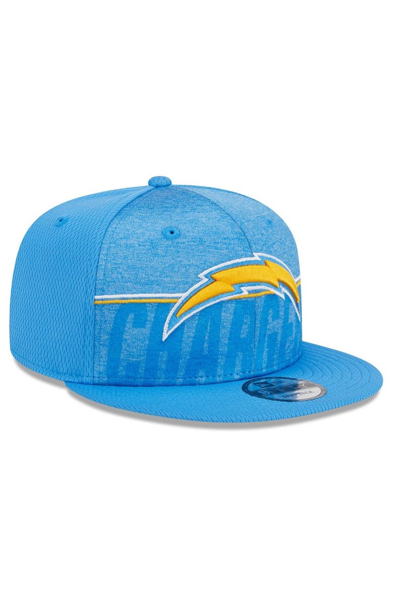 New Era Men's New Era Powder Blue Los Angeles Chargers 2023 NFL Training Camp 9FIFTY Snapback Hat, Alternate, color, 