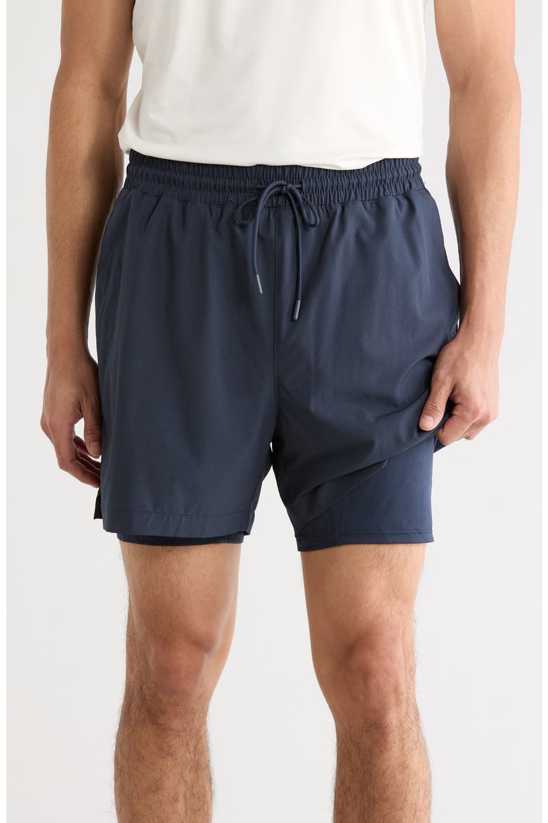 Momentum 5-Inch Training Shorts, Alternate, color, NAVY ECLIPSE