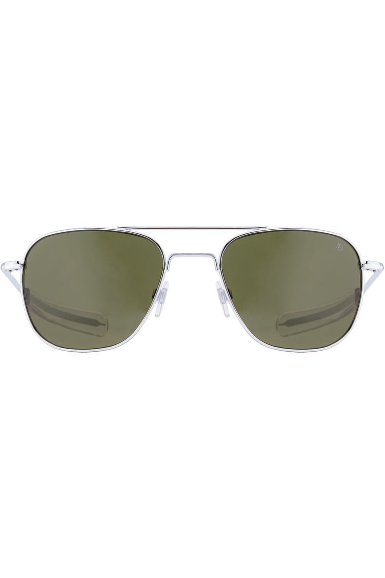 Original Pilot 57mm Aviator Nylon Polarized, Alternate, color, Silver - SMN-P