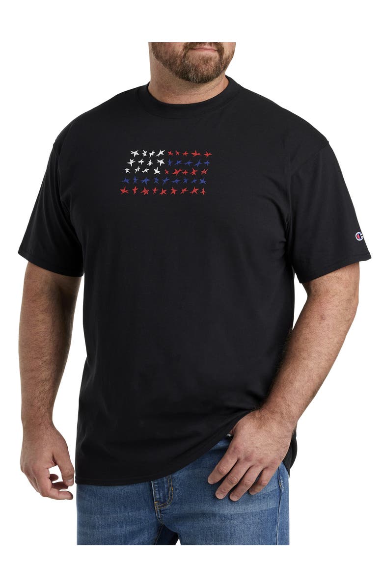 Champion Big & Tall USA Flag Graphic Tee, Main, color,