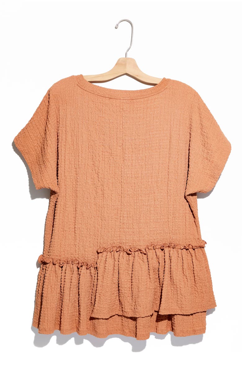 Free People free-est Marni Asymmetrical Ruffle Tunic, Alternate, color,