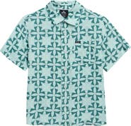 Rip Curl Kids' Pacific Rinse Short Sleeve Button-Up Shirt