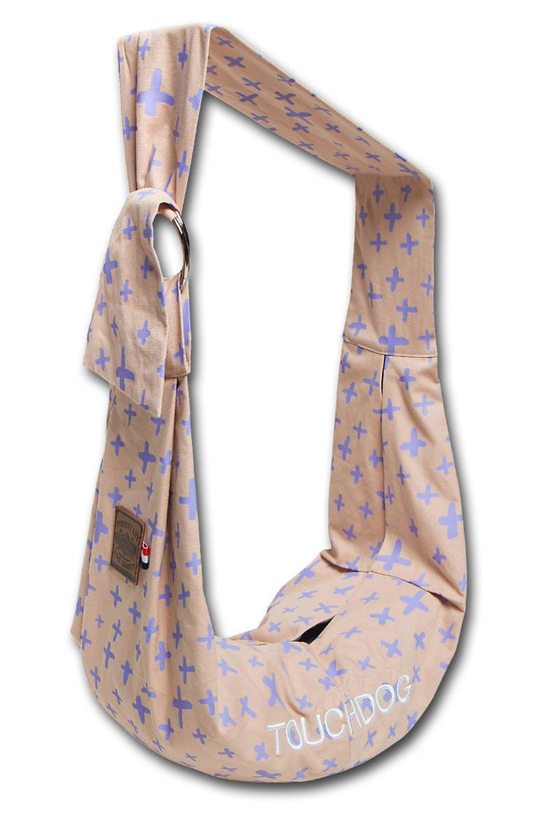 Touchdog Paw-Ease Over-The-Shoulder Sling Pet Carrier, Alternate, color, PINK