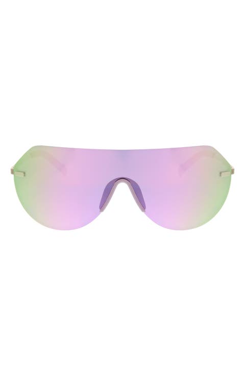 Angled Iconic Shield Sunglasses