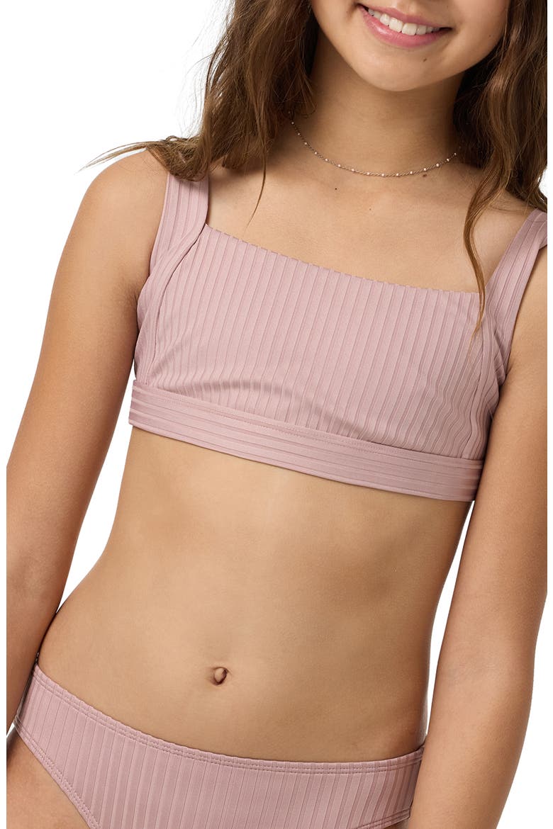 Kids' Shorebreak Two-Piece Swimsuit, Alternate, color, ORCHID