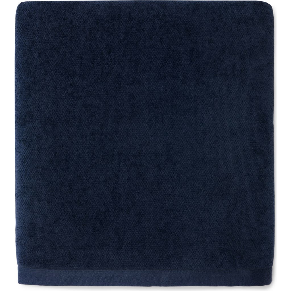 Sferra Canedo Cotton Bath Towel In Navy