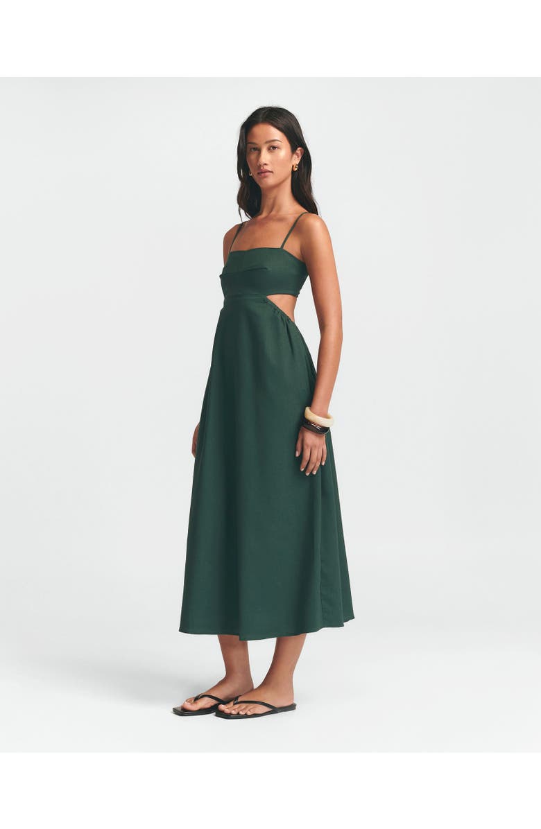 ST MRLO Preston Dress, Alternate, color, Forest Green