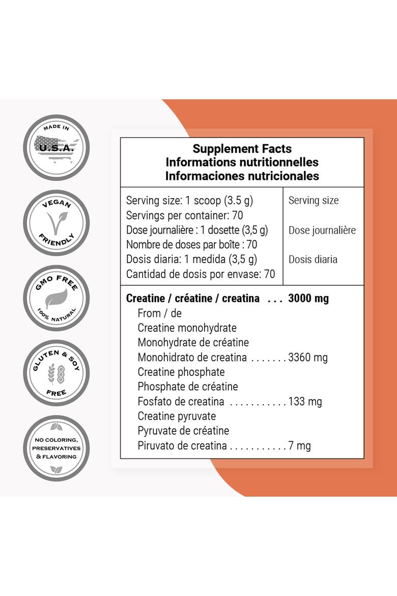 3 Creatine Powder, Alternate, color, None