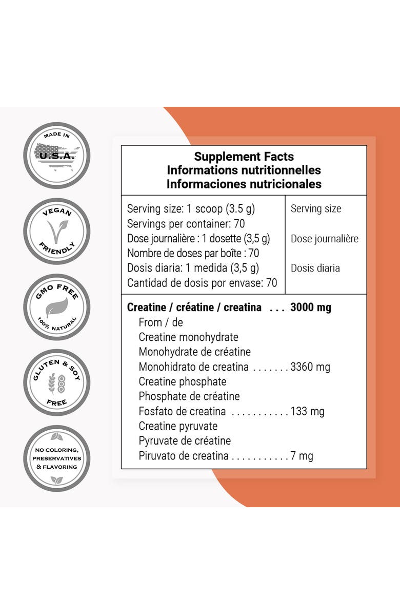 SuperSmart 3 Creatine Powder, Alternate, color, 