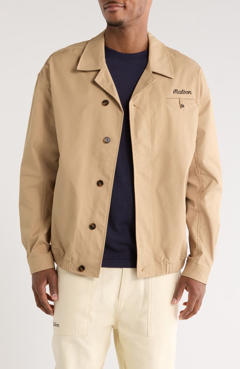 Malbon Golf Elliott Jacket, Main, color, Light Brown