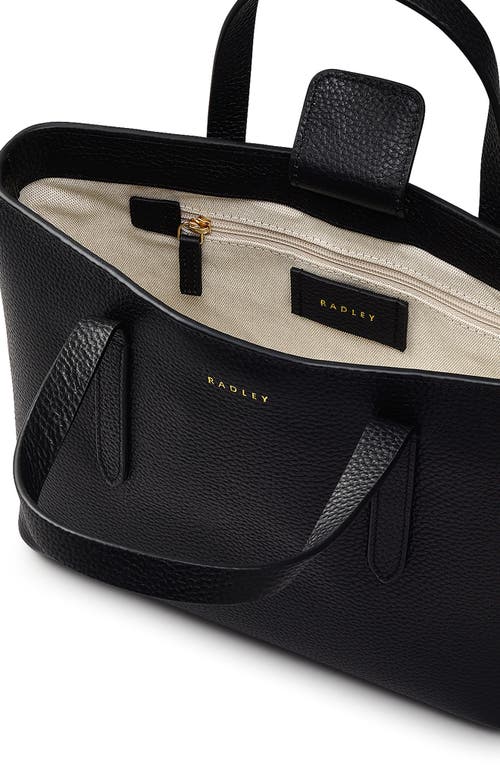 Radley Silk Street Small Open Top Satchel Bag In Black