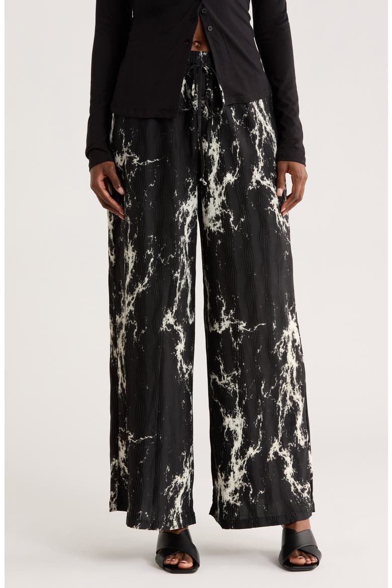 Wide Leg Pants, Main, color, BLACK