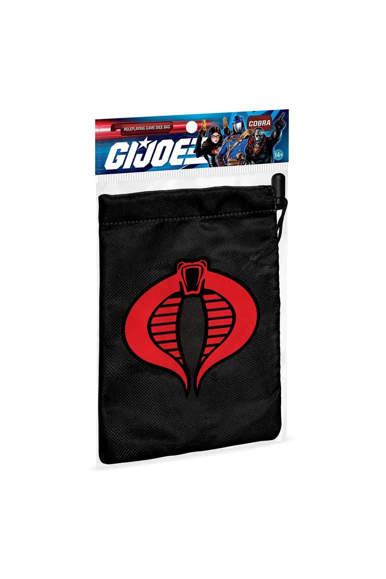 G.I. Joe Roleplaying Game Cobra Dice Bag Rpg Accessory, Dice Holder, Main, color, Multicolored