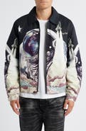 Billionaire Boys Club Space Shuttle Graphic Flight Jacket