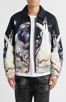Billionaire Boys Club Space Shuttle Graphic Flight Jacket