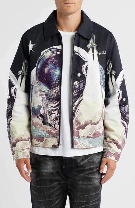Billionaire Boys Club Space Shuttle Graphic Flight Jacket