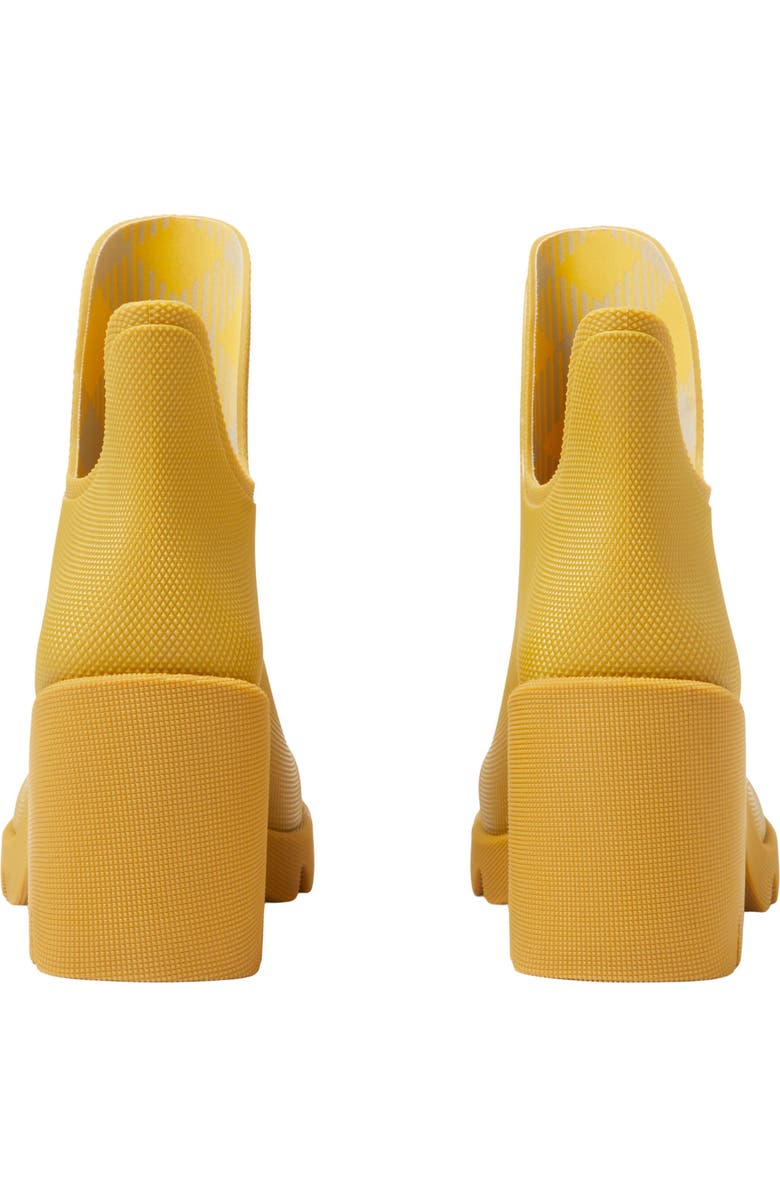 Burberry Marsh Textured Ankle Boot, Alternate, color, Manilla