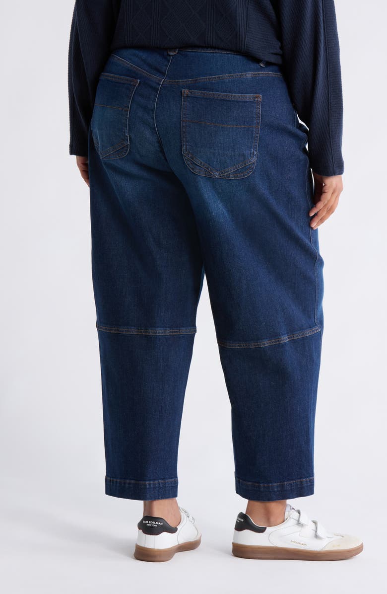 Democracy Relaxed Barrel Leg Jeans, Alternate, color, Indigo