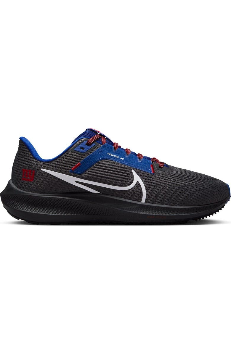 Nike Unisex Nike Anthracite New York Giants Zoom Pegasus 40 Running Shoe, Main, color, Anthracite