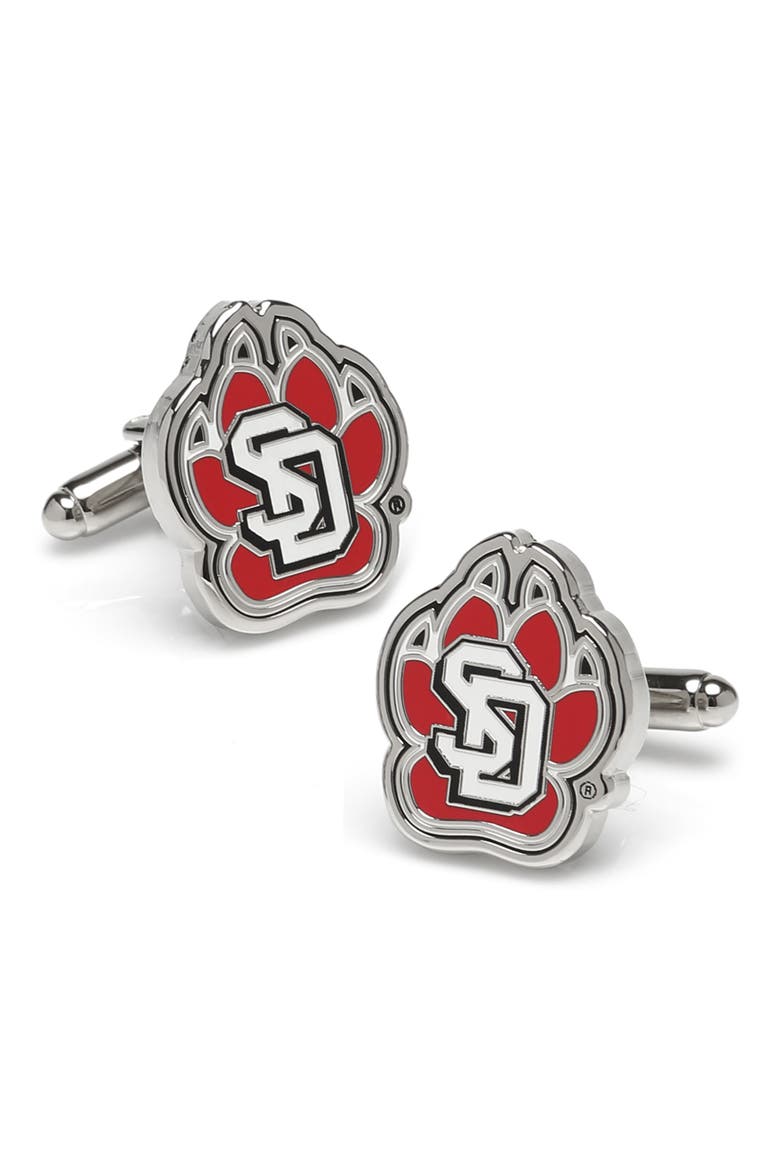 NCAA Collegiate University of South Dakota Coyotes Cuff Links, Main, color, SOUTH DAKOTA COYOTES