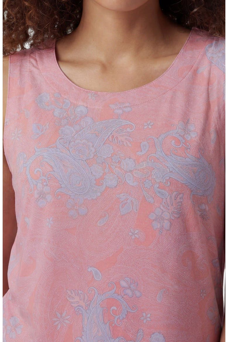 Paisley Explosion Womens Muscle Tank, Alternate, color, PAISLEY EXPLOSION CORAL