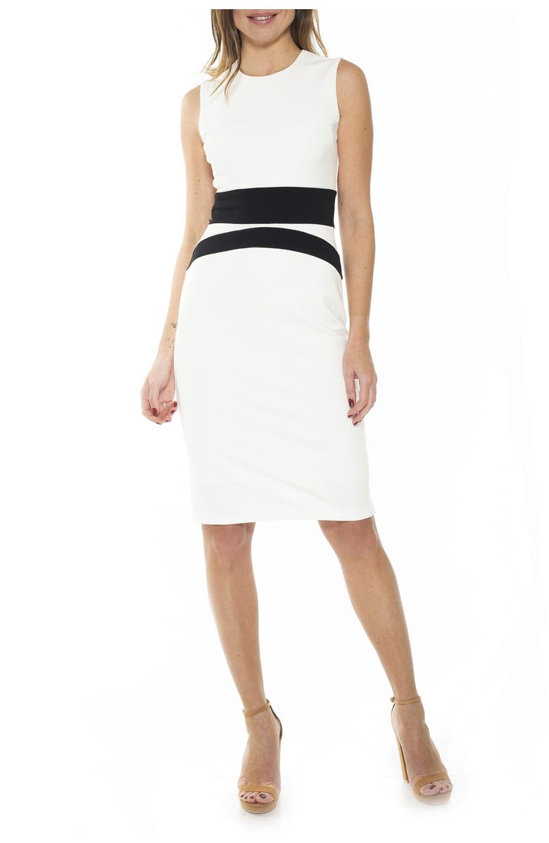 Alexia Admor Arielle Colorblock Dress, Main, color,