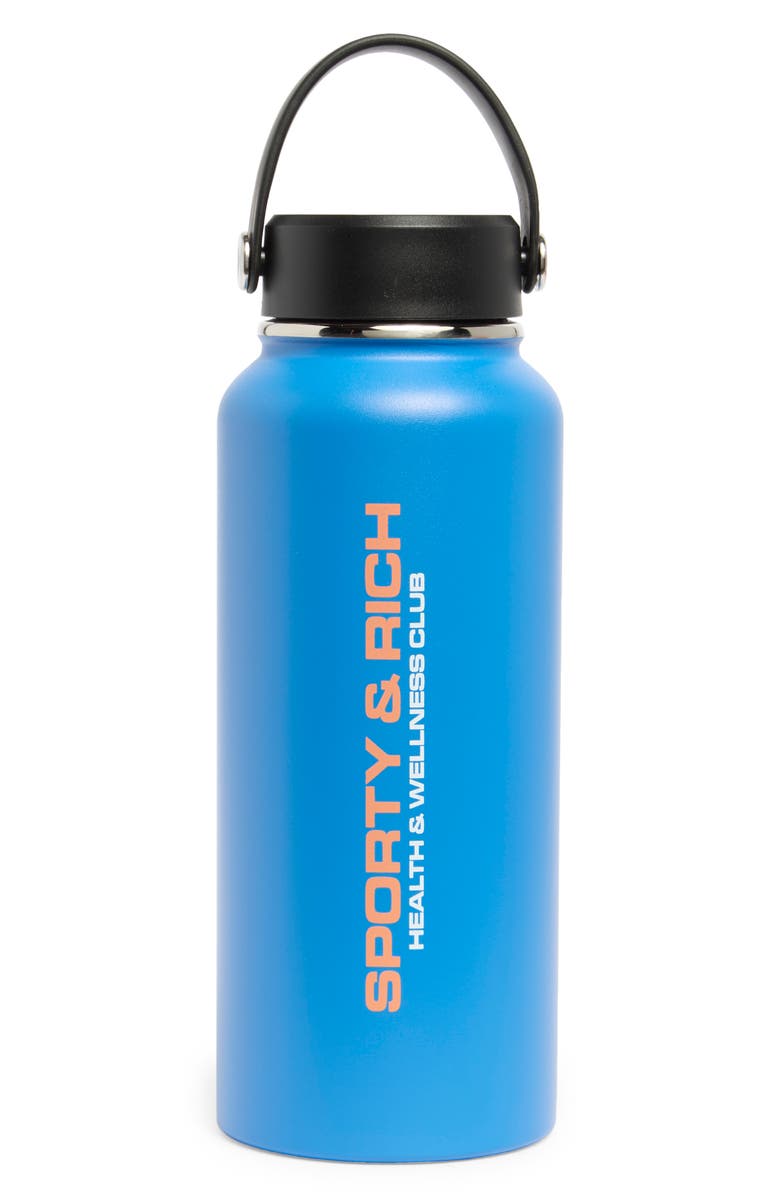 Sporty & Rich Bold Health Water Bottle, Main, color, 