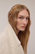 LELET NY Bianka Faux Pearl Crown Headband