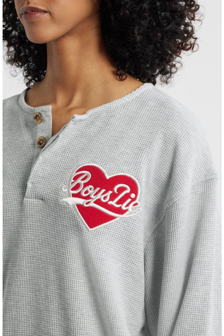 Signature Thermal Crewneck Sweatshirt, Alternate, color, LIGHT HEATHER GREY