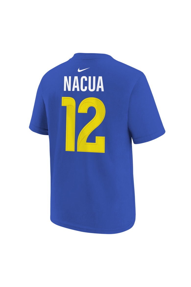 Youth Nike Puka Nacua Royal Los Angeles Rams Name & Number T-Shirt, Alternate, color, Royal